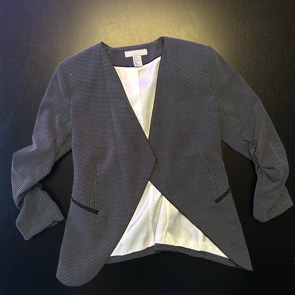 Black and White Blazer